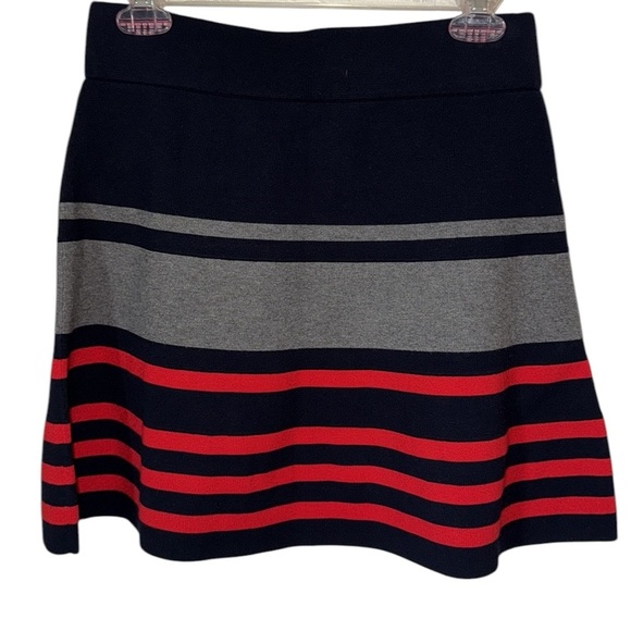 🎄LOFT NAVY STRIPED MINI SKIRT - Picture 2 of 5